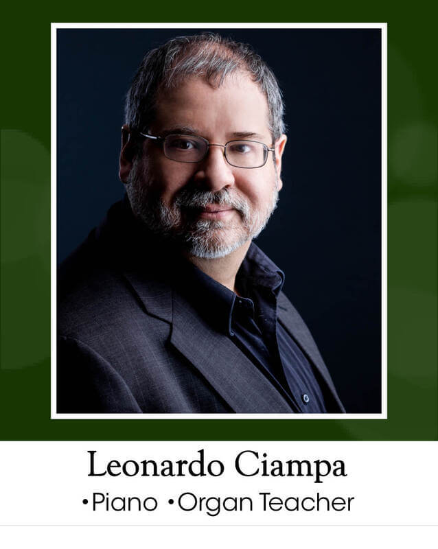 Leonardo Ciampa = piano and organ teacher