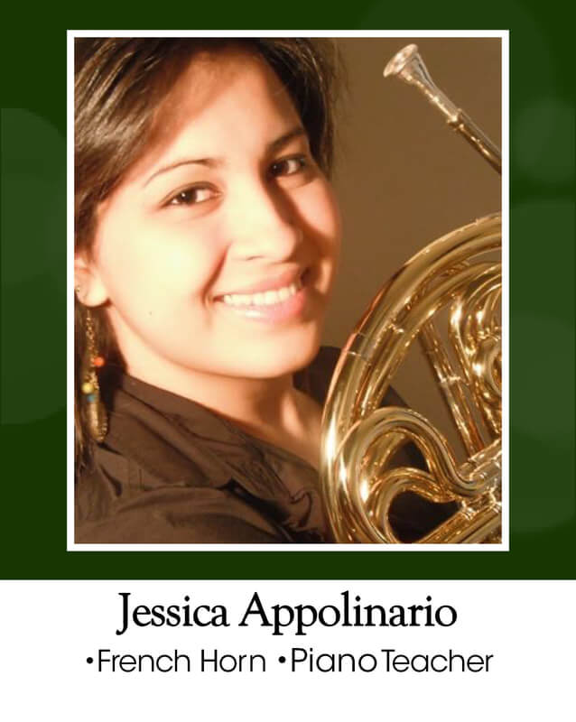 Jessica Appolinario: French Horn and Piano Teacher