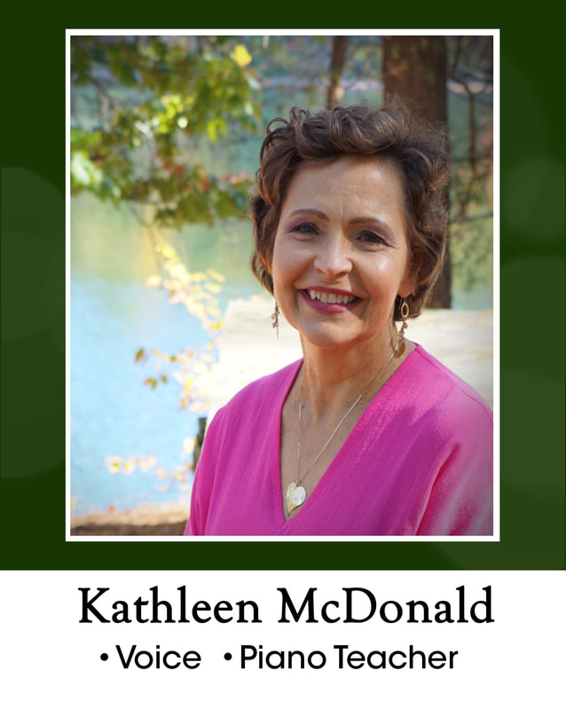 Kathleen McDonald = voice and piano teacher