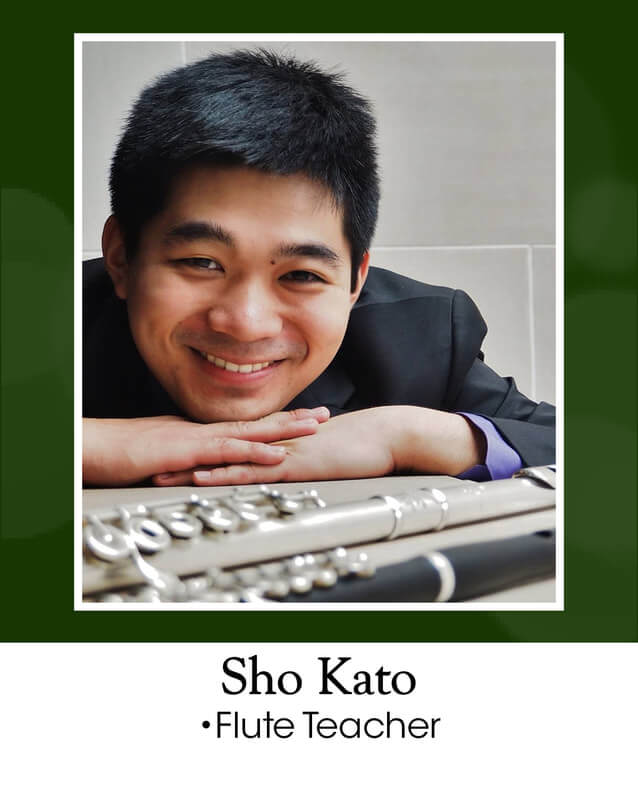 Sho Kato = flute teacher