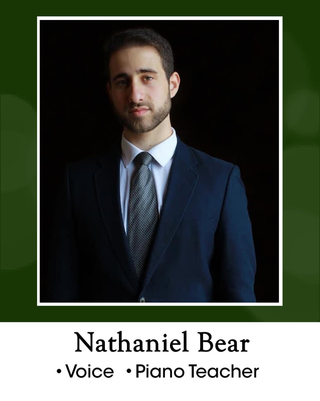 Nathaniel Bear: Voice and Piano Teacher