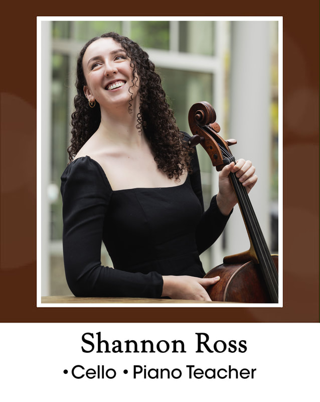 Shannon Ross: Cello and Piano Teacher